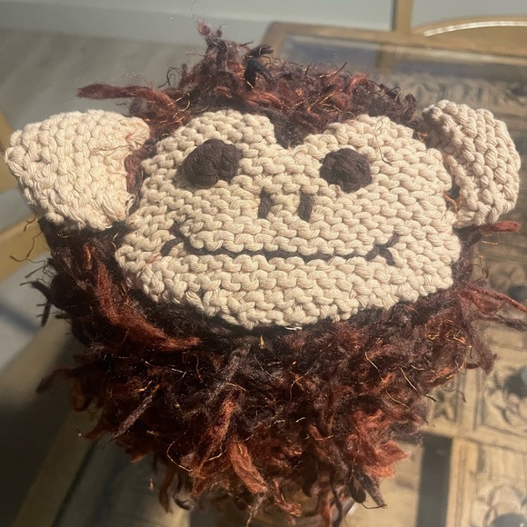 ZOONI Baby Monkey Chimp Hat Beanie Balaclava handcrafted NWOT - Picture 1 of 6